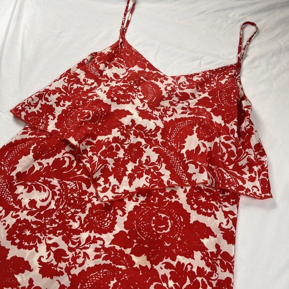 Intermix 100% Silk Floral Mini Dress Size Small - Picture 5 of 5